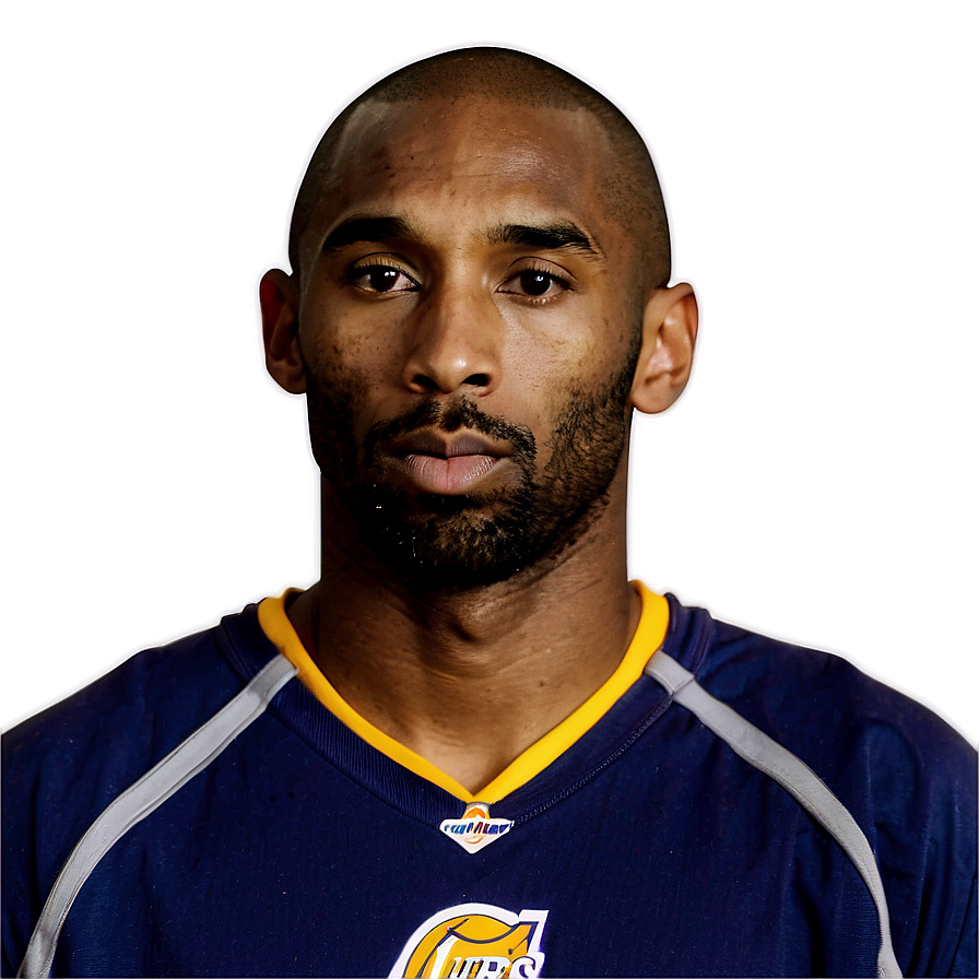 Kobe Bryant Serious Face Png Shs88 PNG image