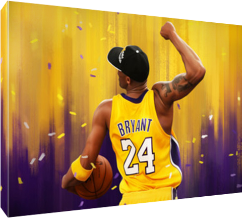 Kobe Bryant Tribute Art PNG image