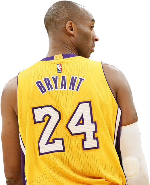 Kobe Bryant24 Lakers Jersey PNG image