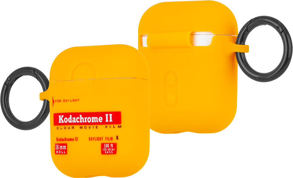 Kodachrome Film Inspired Air Pods Case PNG image