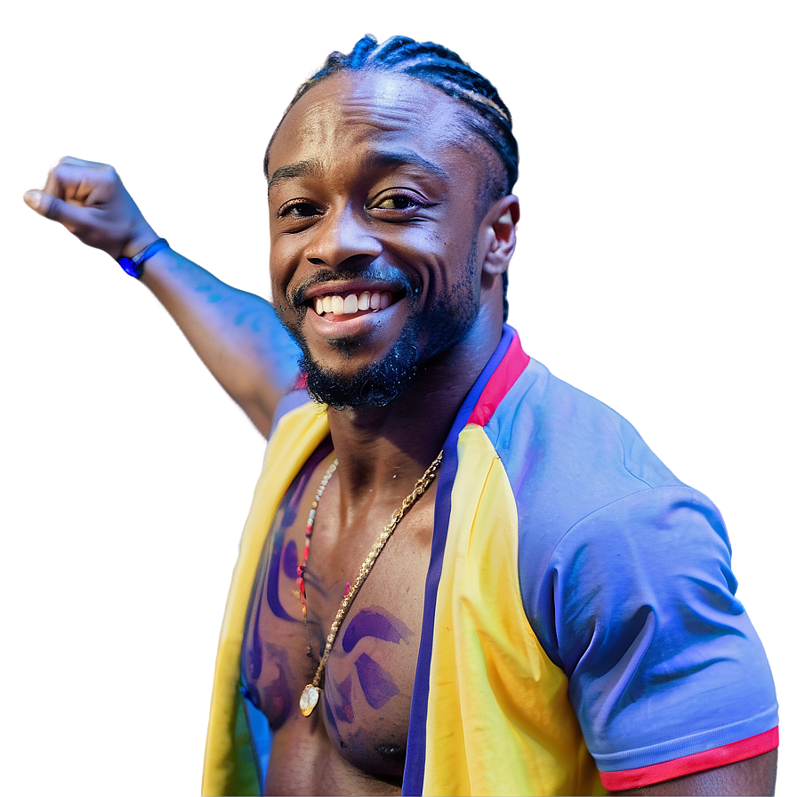 Kofi Kingston Fan Favorite Moment Png Eew PNG image