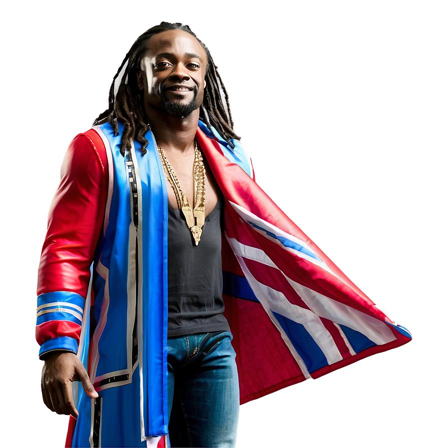 Kofi Kingston Signature Entrance Png Psg PNG image