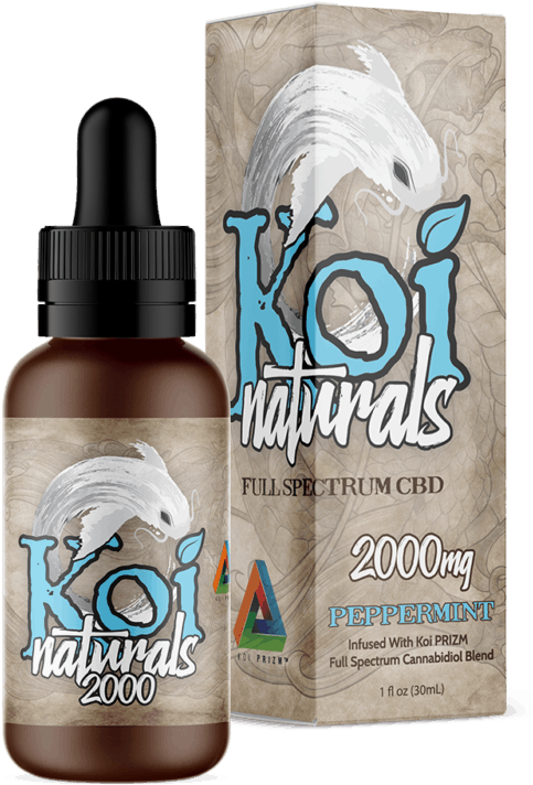 Koi Naturals C B D Oil Peppermint2000mg PNG image