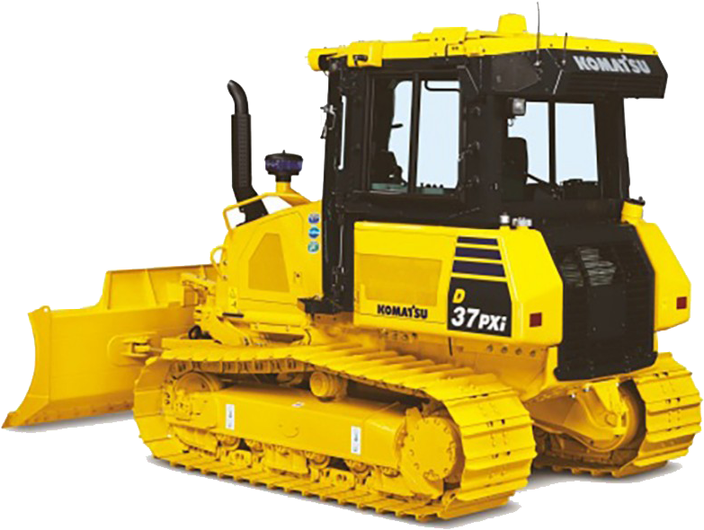 Komatsu D37 P X I Bulldozer PNG image