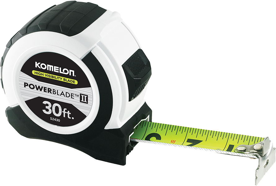 Komelon Powerblade I I30ft Measure Tape PNG image