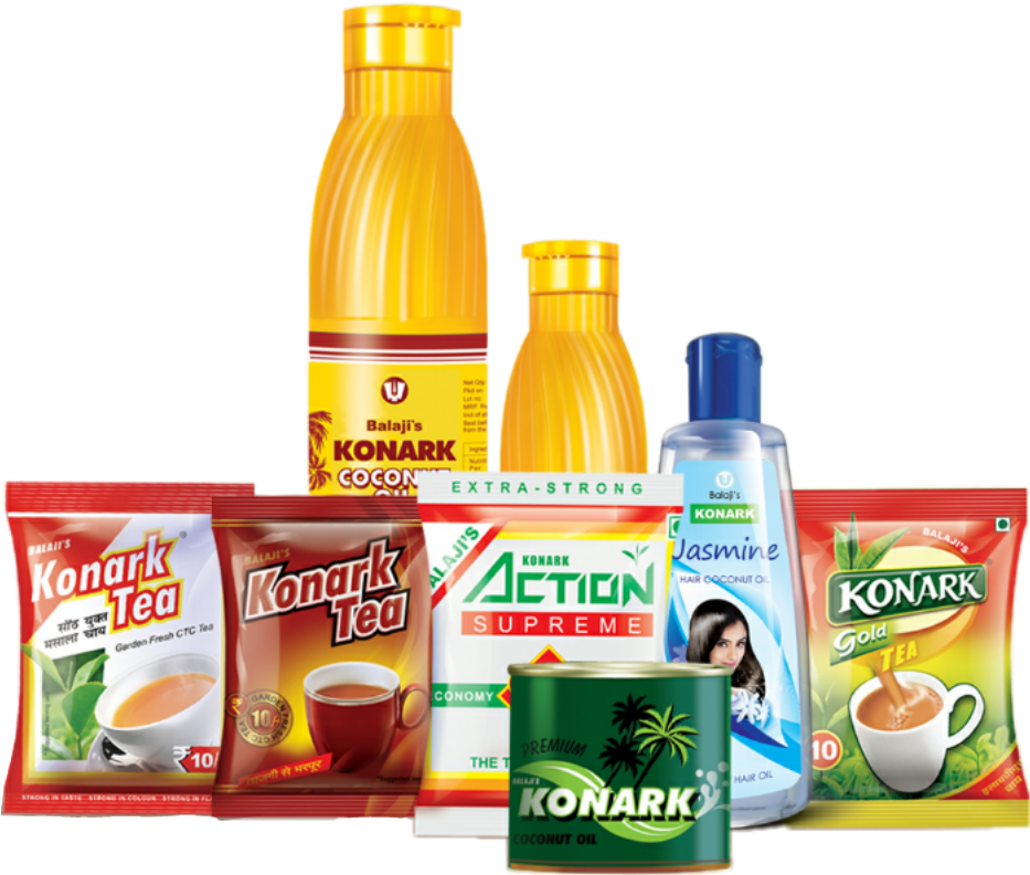 Konark Brand Product Range PNG image