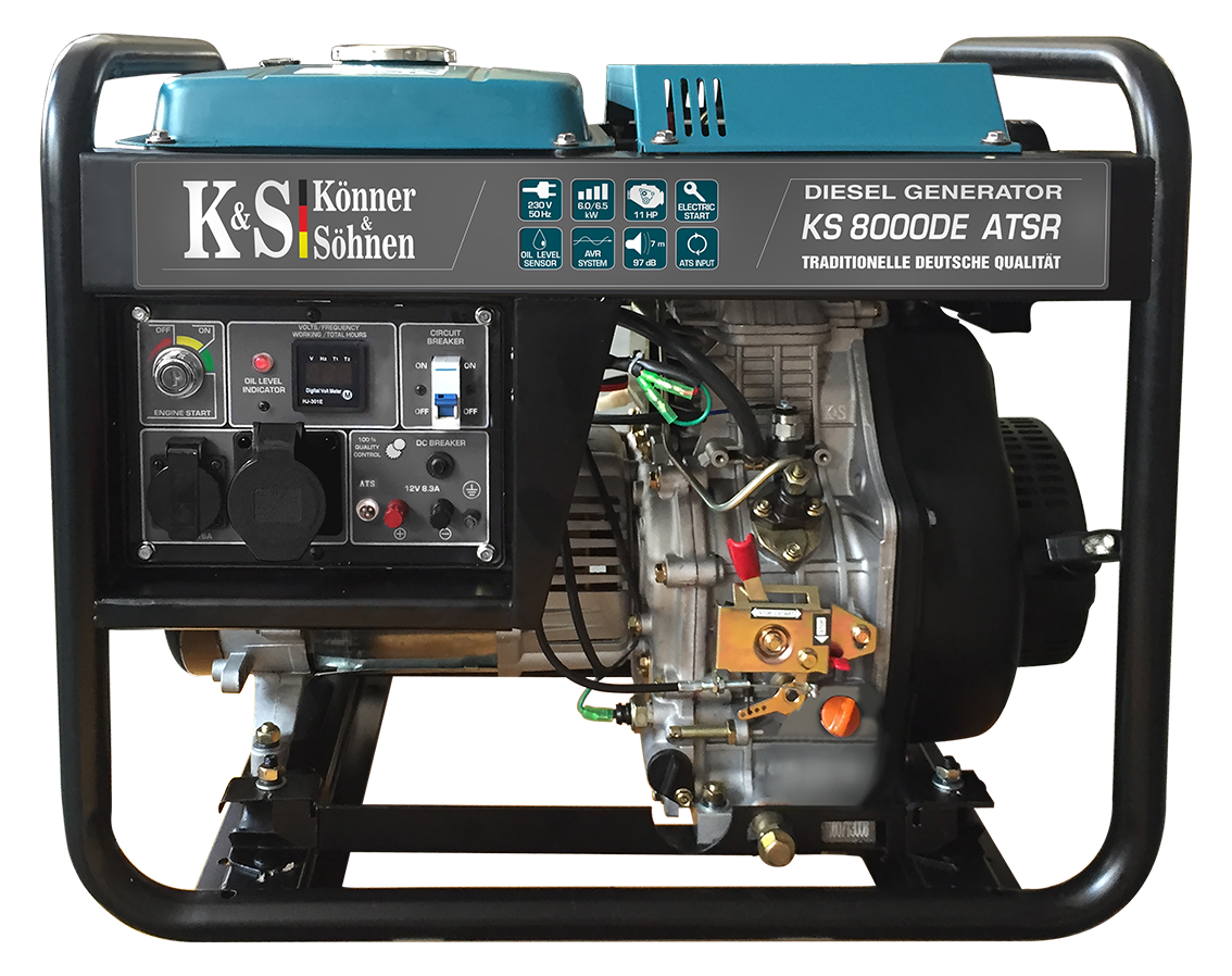 Konner Sohnen Diesel Generator K S8000 D E A T S R PNG image