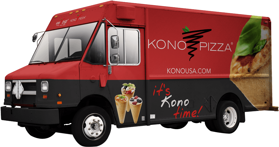 Kono Pizza Food Truck PNG image