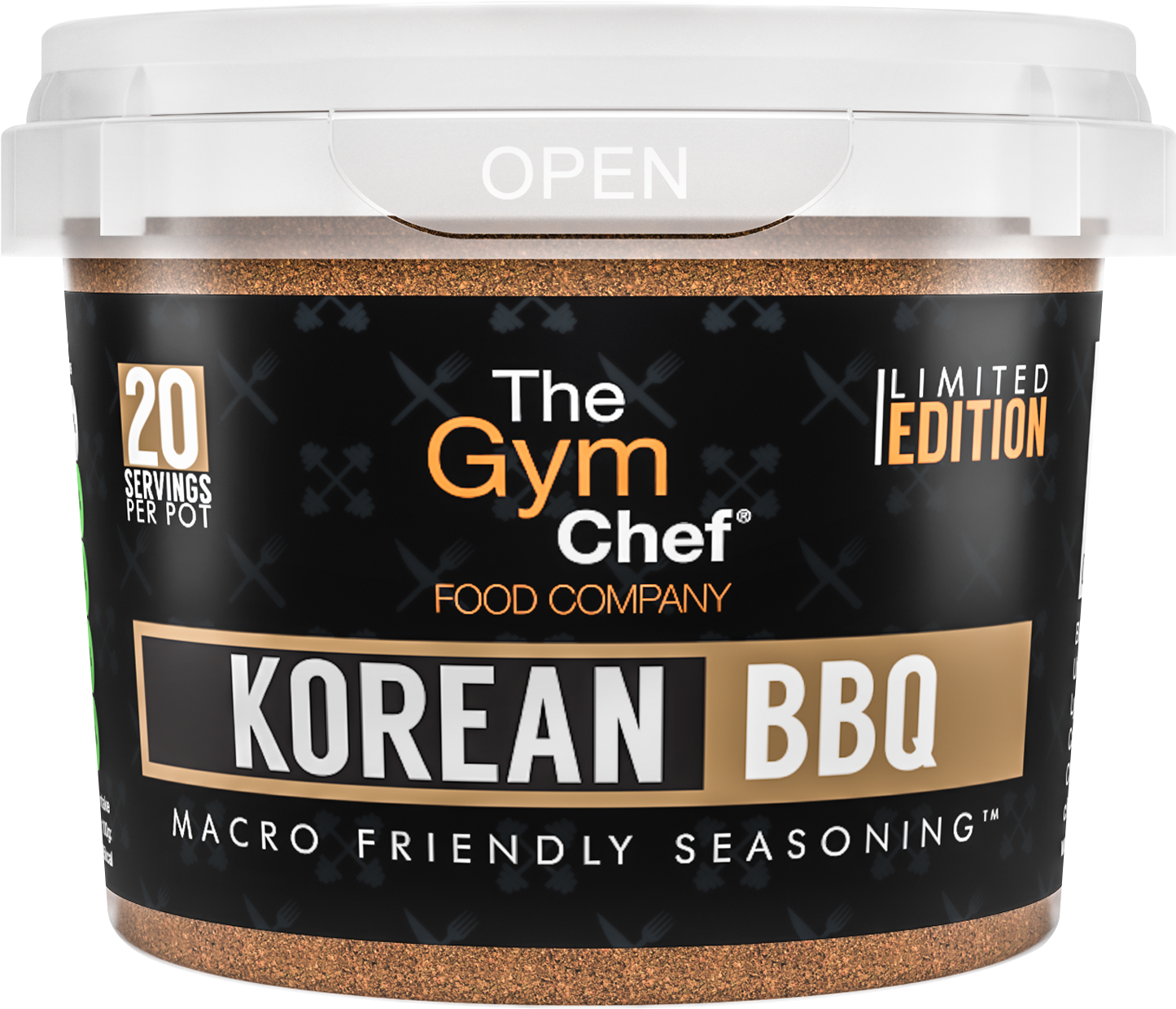 Korean B B Q Seasoning Container PNG image