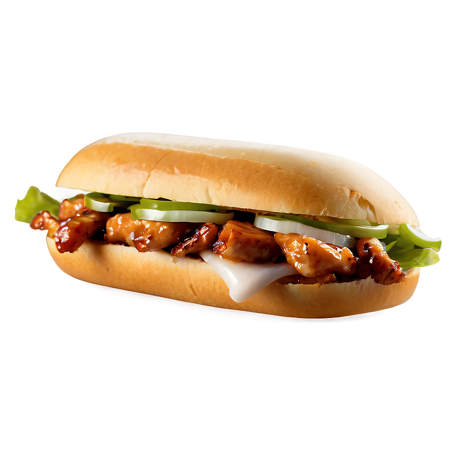 Korean Bbq Chicken Sandwich Png 06132024 PNG image