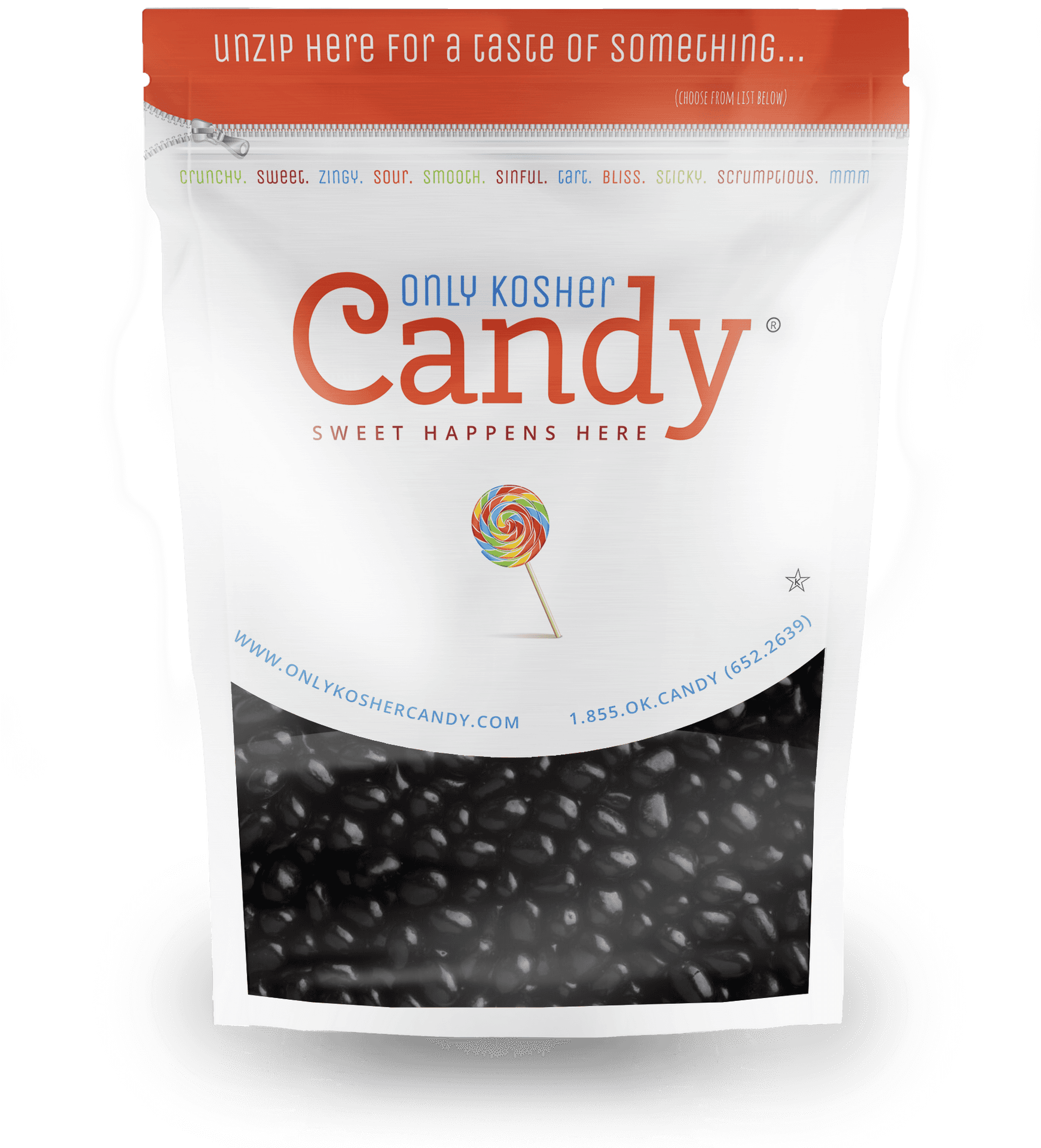 Kosher Candy Packaging Design PNG image