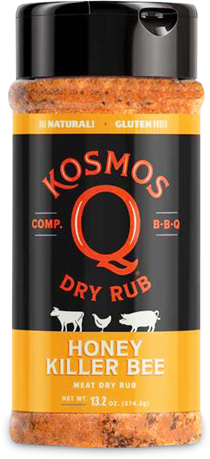 Kosmos Q Honey Killer Bee Dry Rub Bottle PNG image