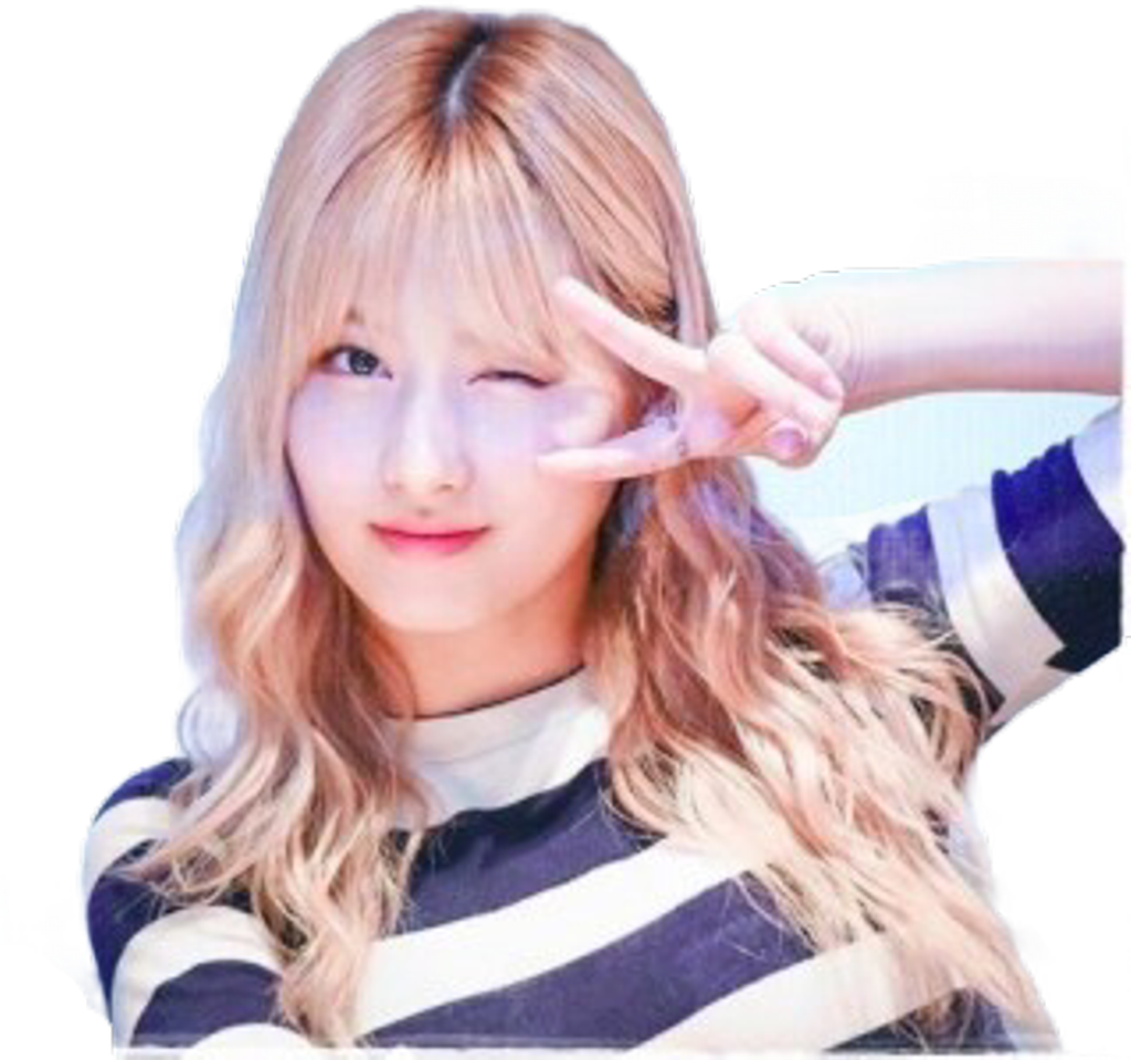 Kpop Star Peace Sign PNG image