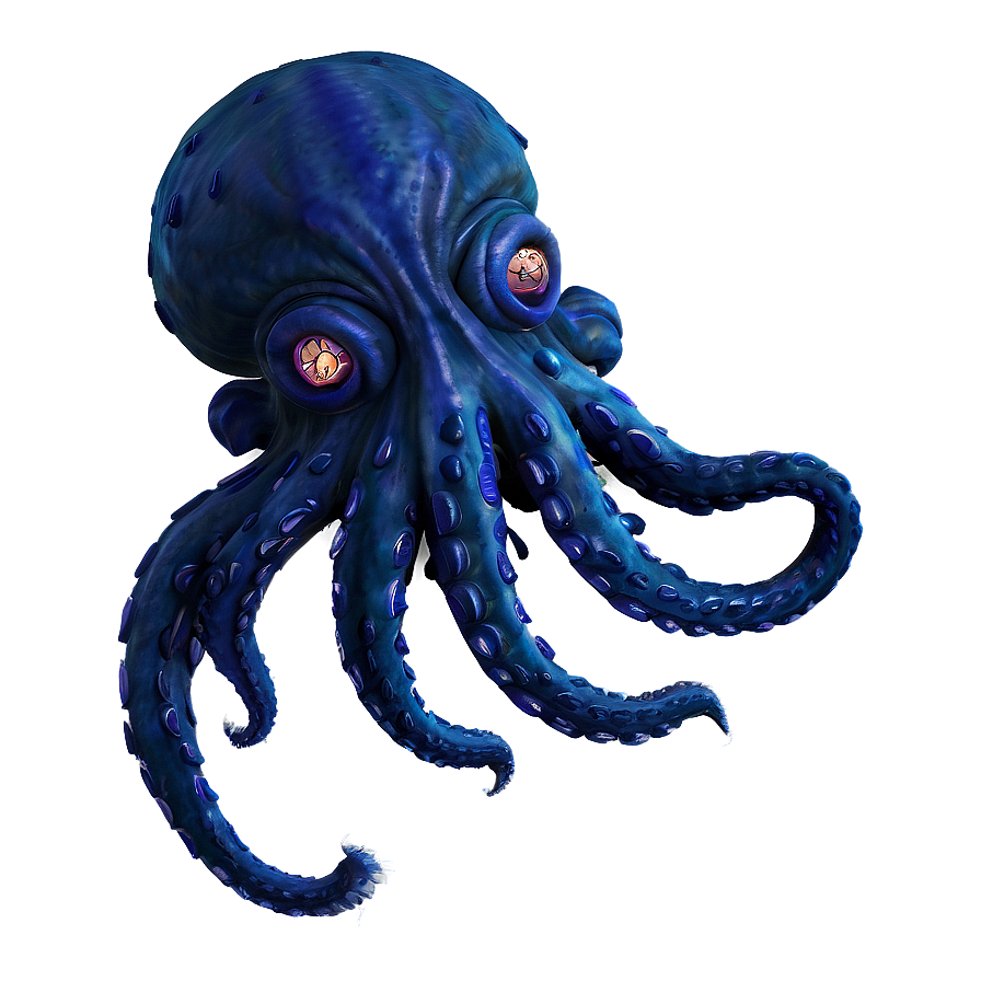 Kraken In Night Sea Png 5 PNG image