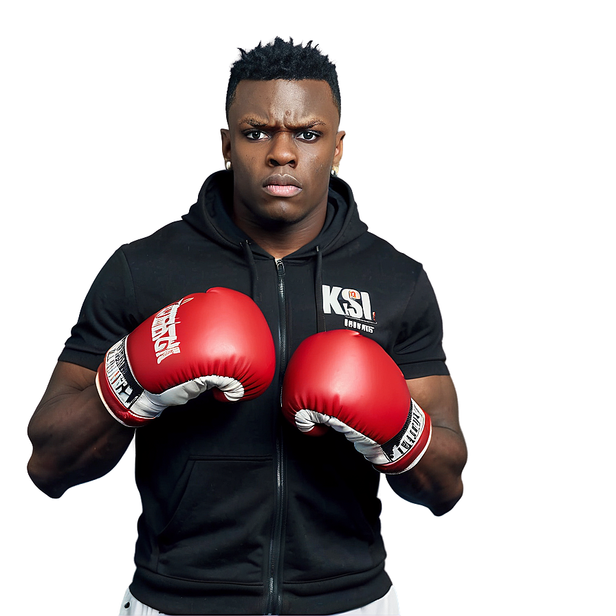 Ksi Boxing Stance Png 06252024 PNG image