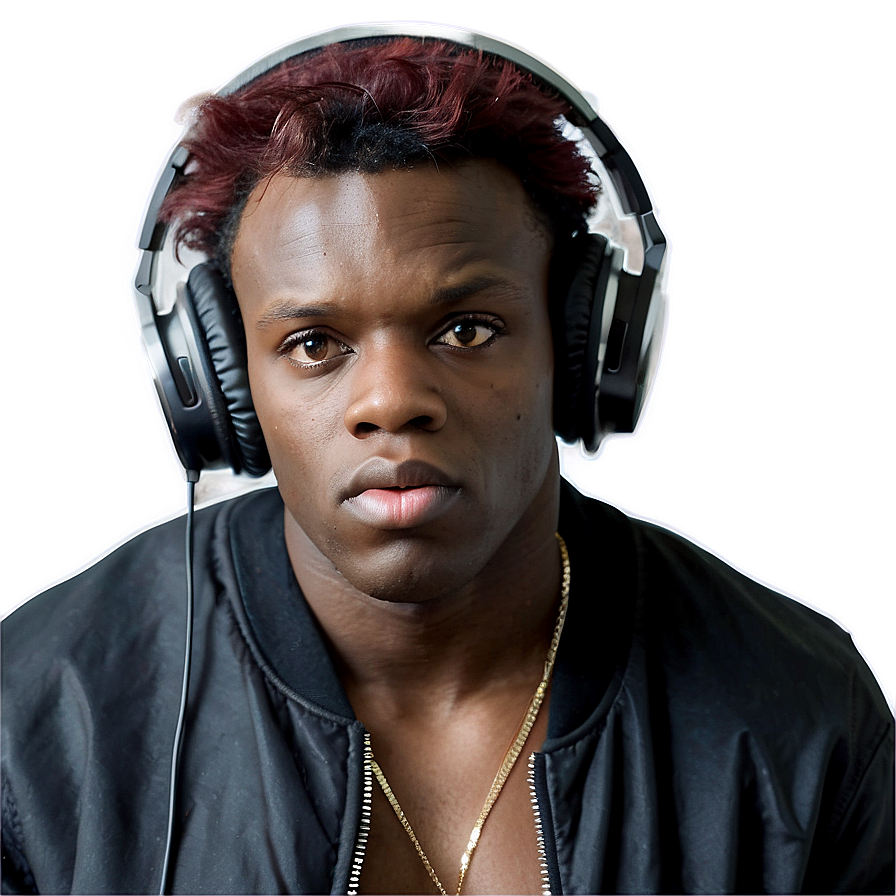 Ksi With Headphones Png 06252024 PNG image