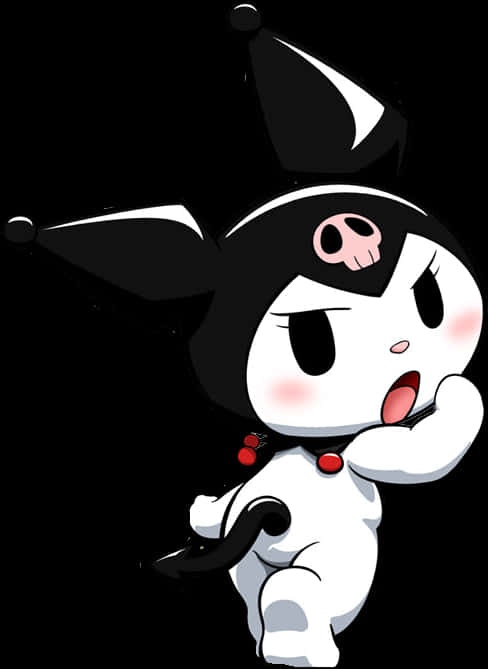Kuromi Cartoon Character PNG image