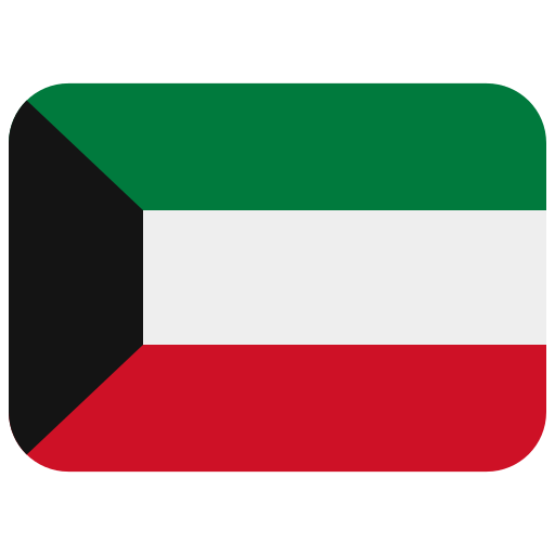 Kuwait National Flag PNG image