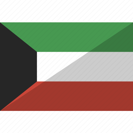 Kuwait National Flag Graphic PNG image