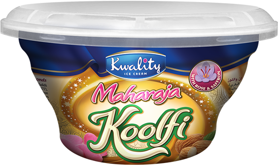 Kwality Maharaja Kulfi Ice Cream Packaging PNG image