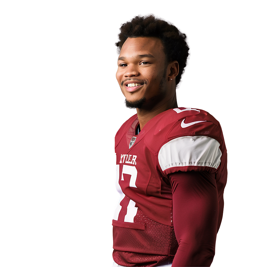 Kyler Murray Interview Smile Png 06252024 PNG image