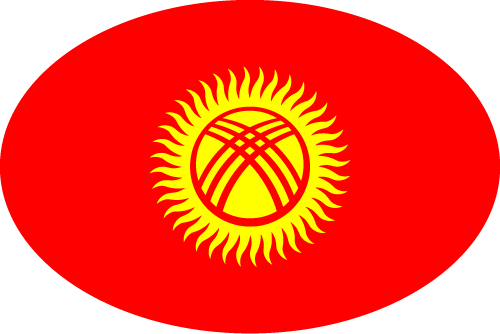 Kyrgyzstan National Flag PNG image