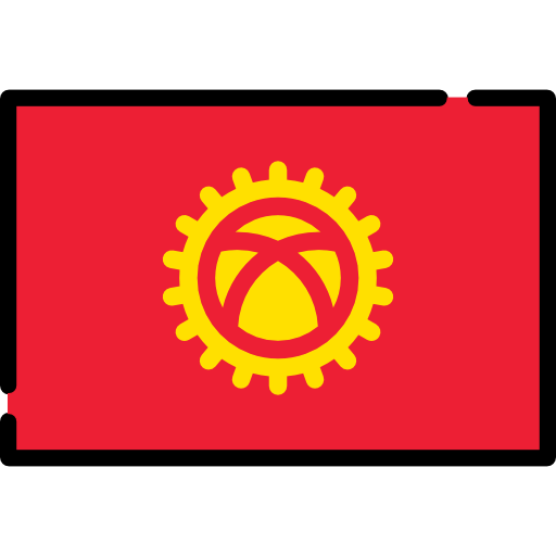 Kyrgyzstan National Flag PNG image