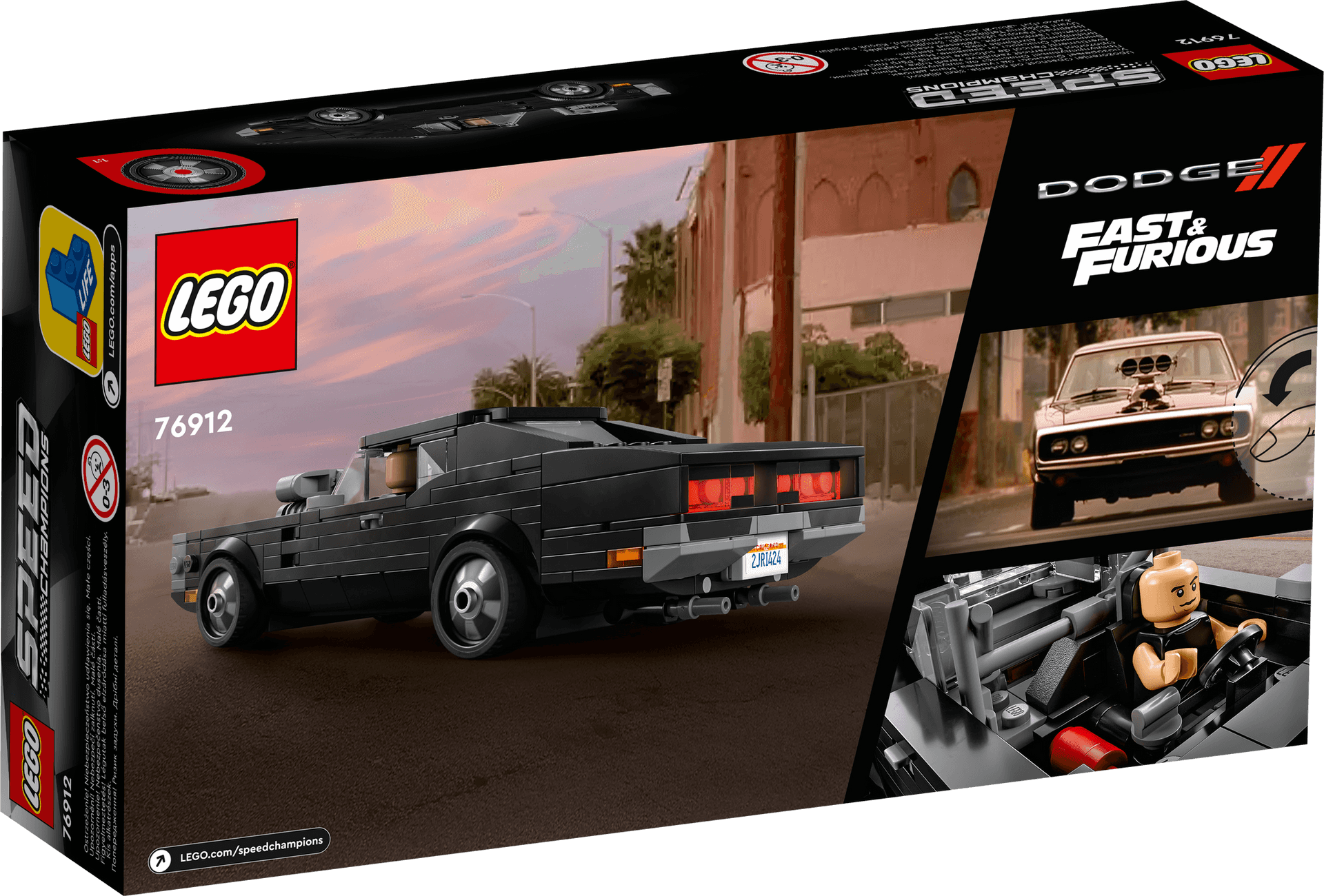 L E G O Fast Furious Dodge Charger Set76912 PNG image