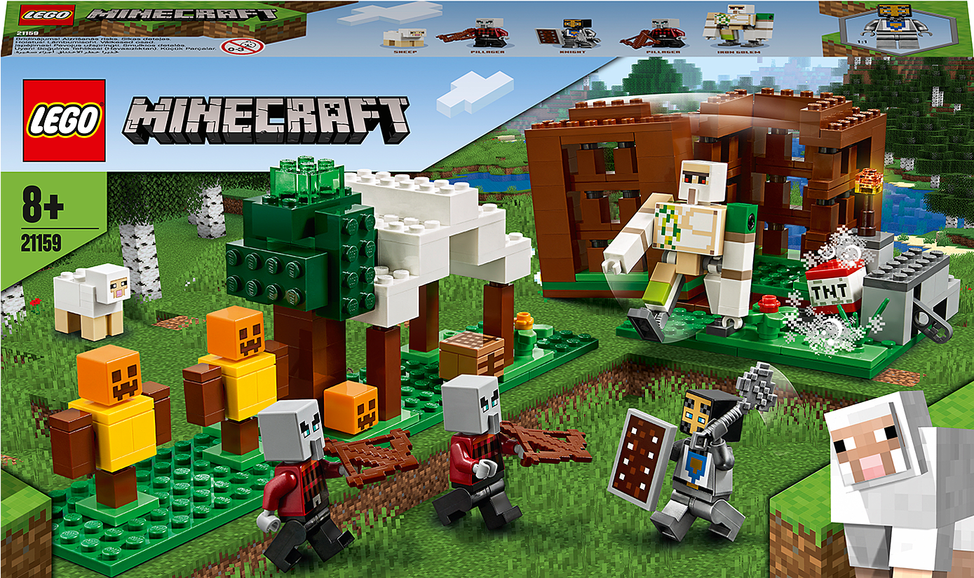 L E G O Minecraft Set21159 The Pillager Outpost PNG image