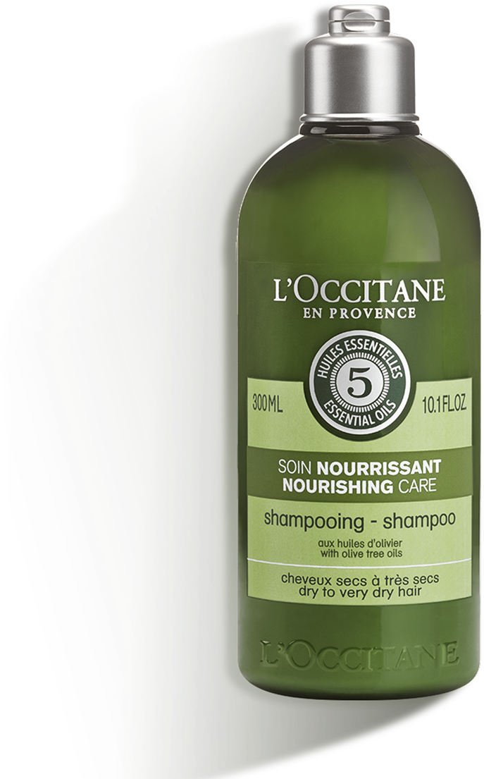 L Occitane Nourishing Shampoo Bottle PNG image