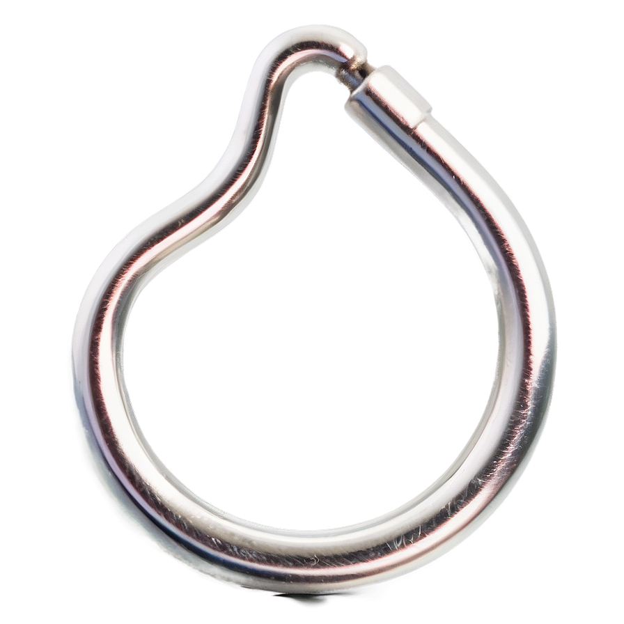 L-shaped Nose Ring Png 05252024 PNG image