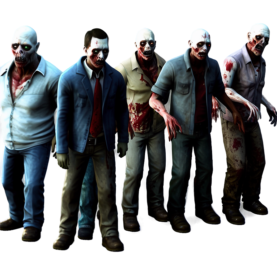 L4d2 Zombie Horde Png 32 PNG image