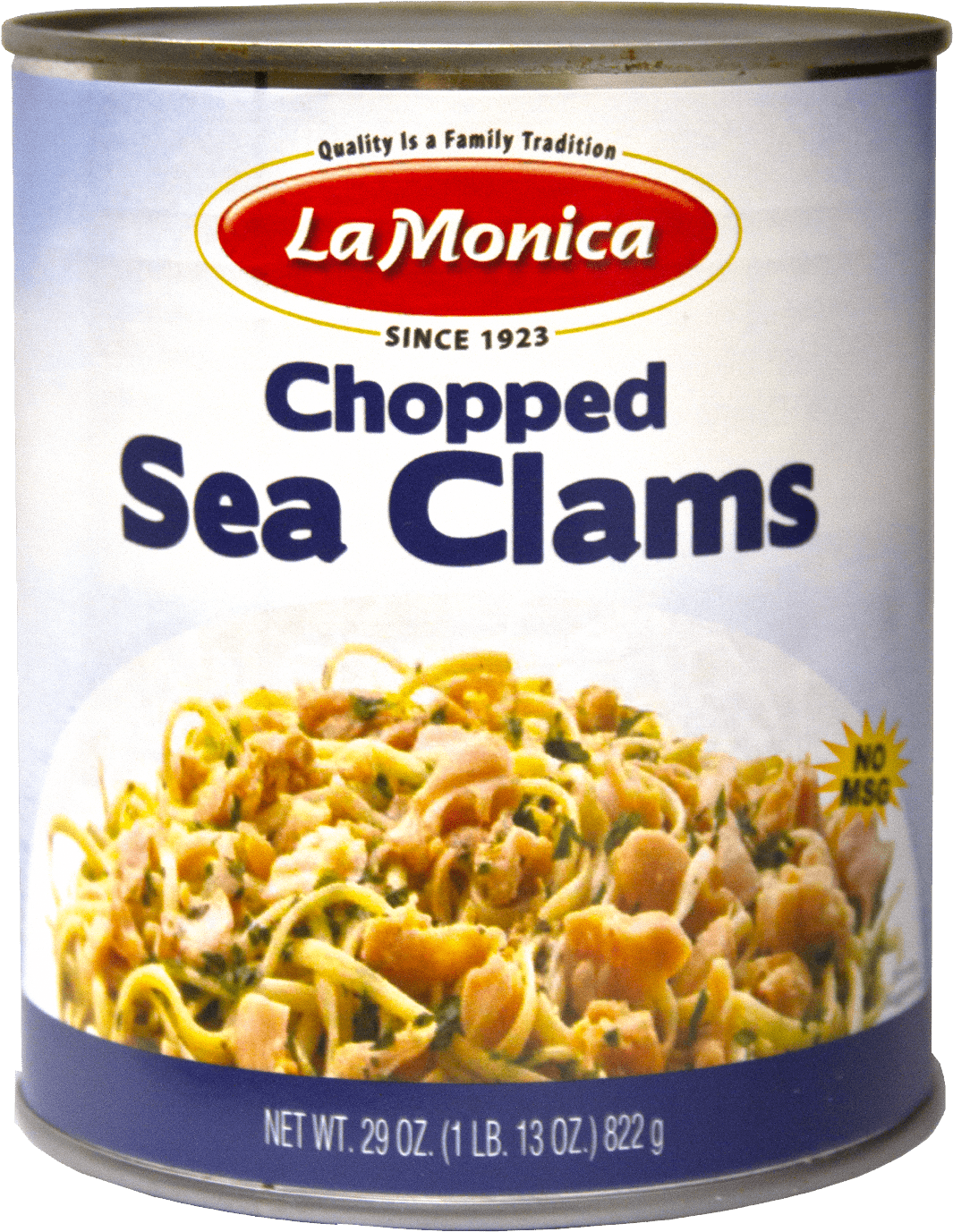 La Monica Chopped Sea Clams Can PNG image