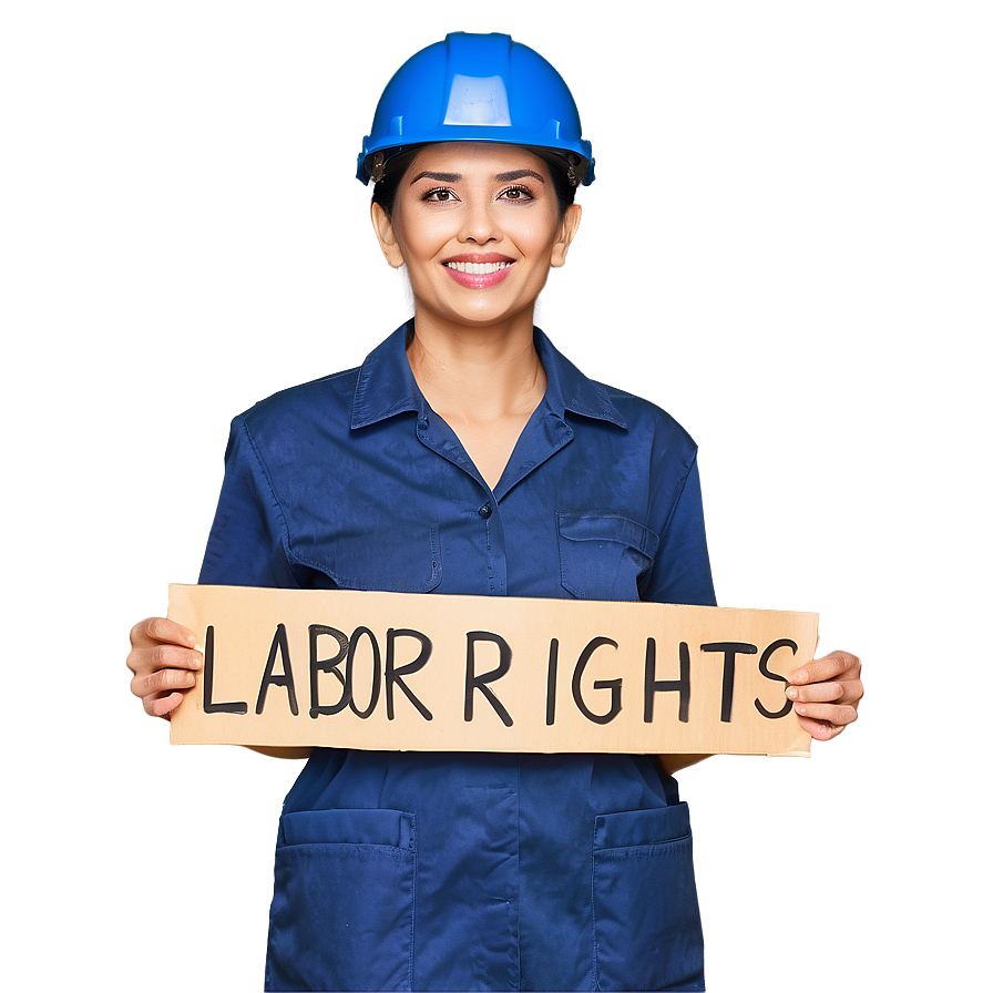 Labor Rights Picket Sign Png Flr45 PNG image