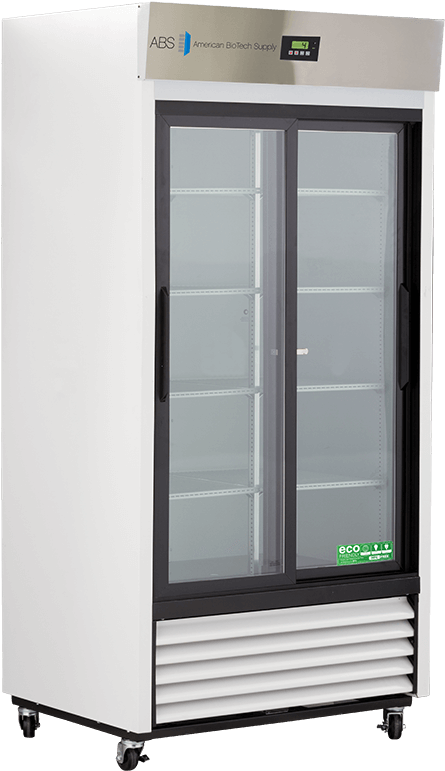 Laboratory Glass Door Refrigerator PNG image