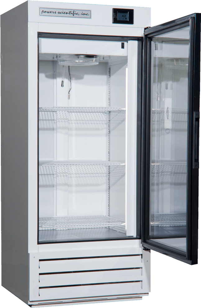 Laboratory Refrigeratorwith Glass Door PNG image