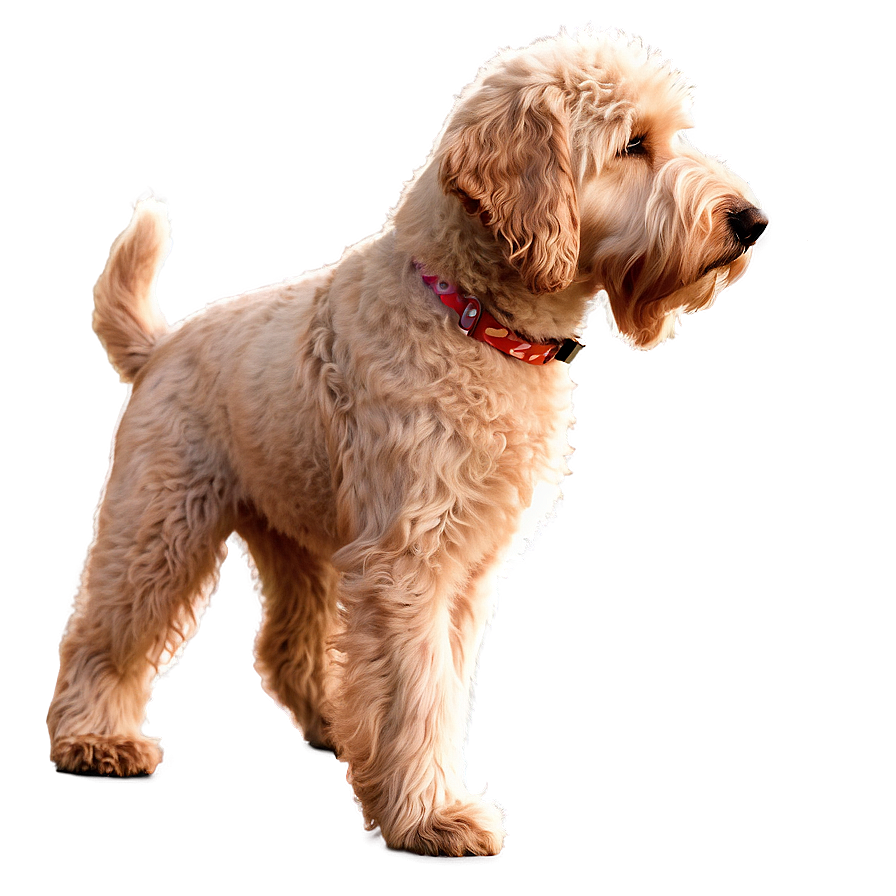 Labradoodle At Sunset Png 06262024 PNG image