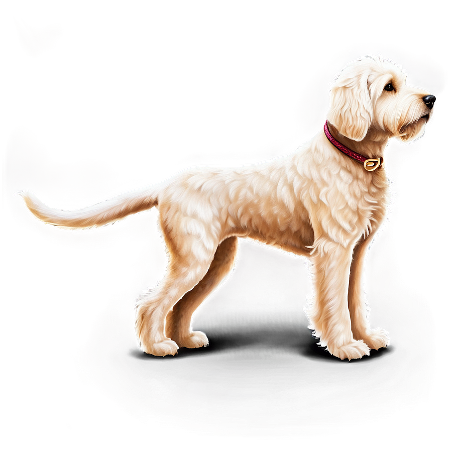 Labradoodle B PNG image