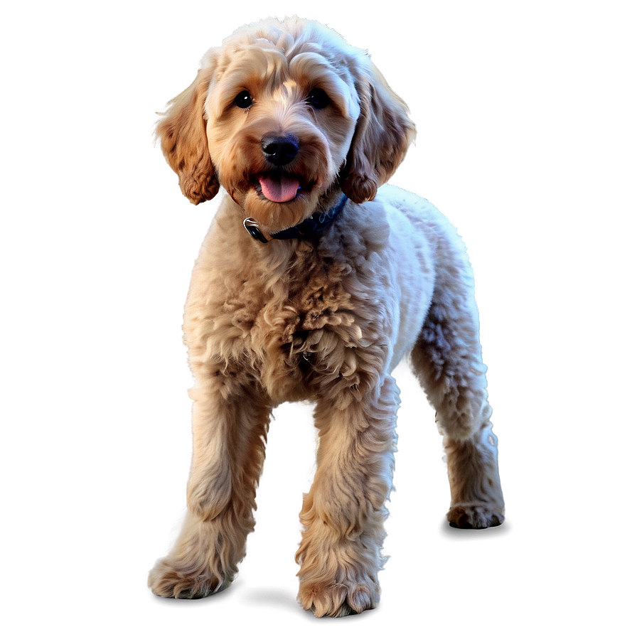 Labradoodle D PNG image