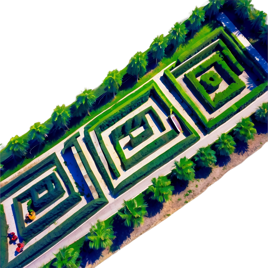 Labyrinth Aerial View Png Dax40 PNG image