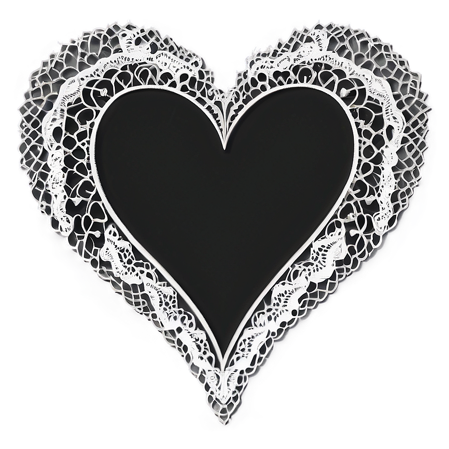 Lace Heart Vector Png 12 PNG image