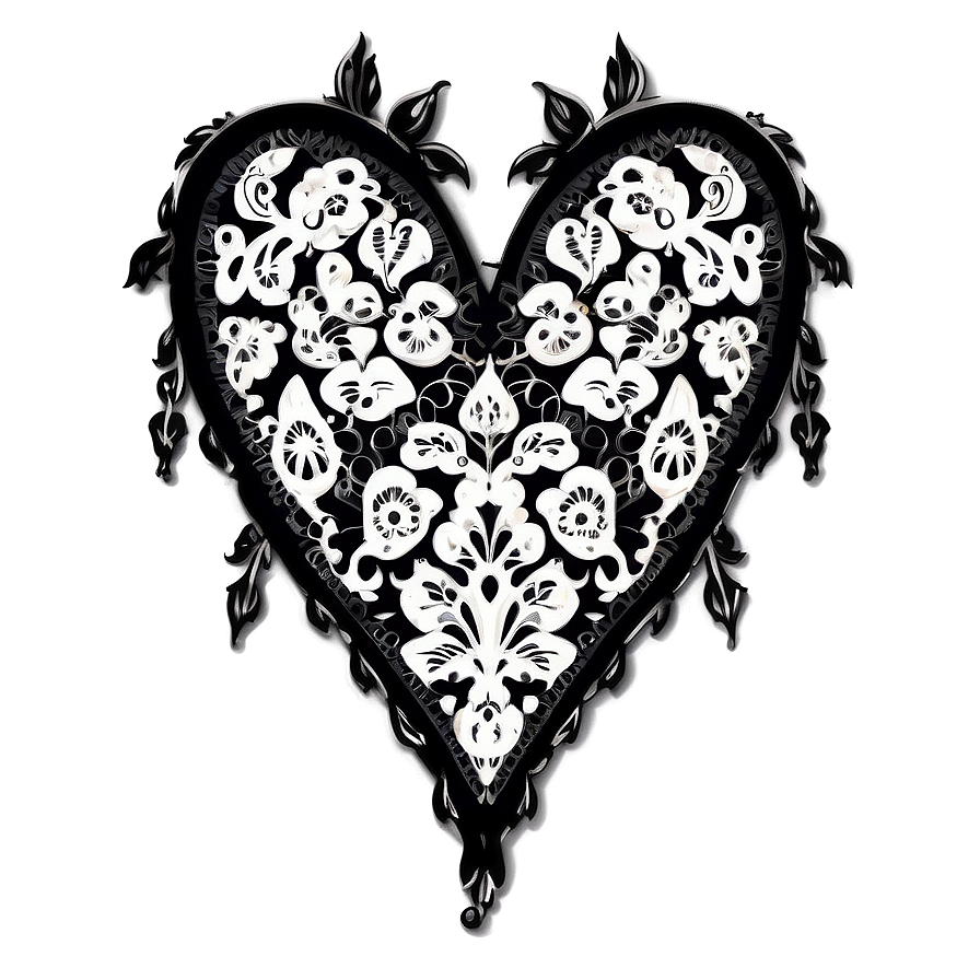 Lace Heart Vector Png 45 PNG image