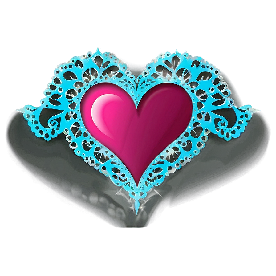 Lace Heart Vector Png Guo20 PNG image