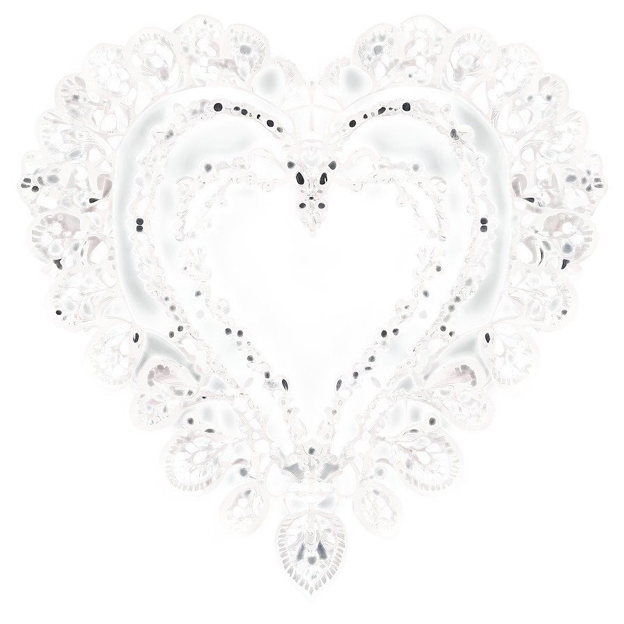 Lace Heart Vector Png Sor PNG image