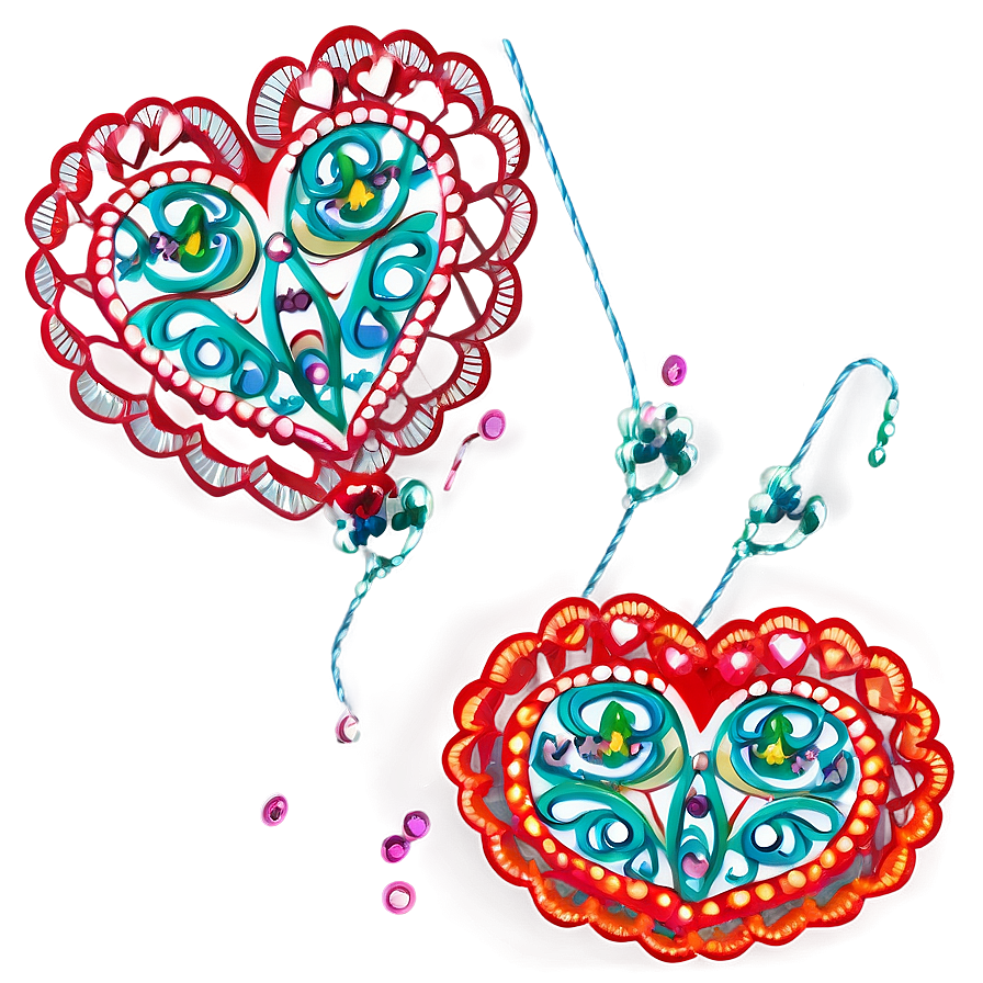 Lace Hearts Png 05032024 PNG image