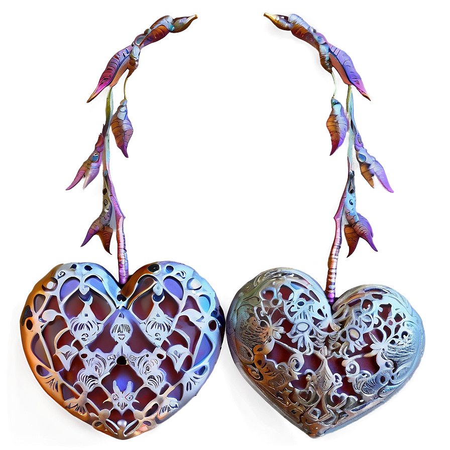 Lace Hearts Png 05032024 PNG image