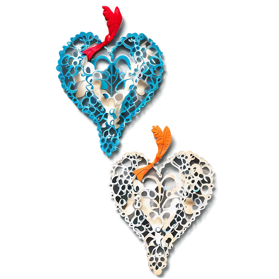 Lace Hearts Png 9 PNG image