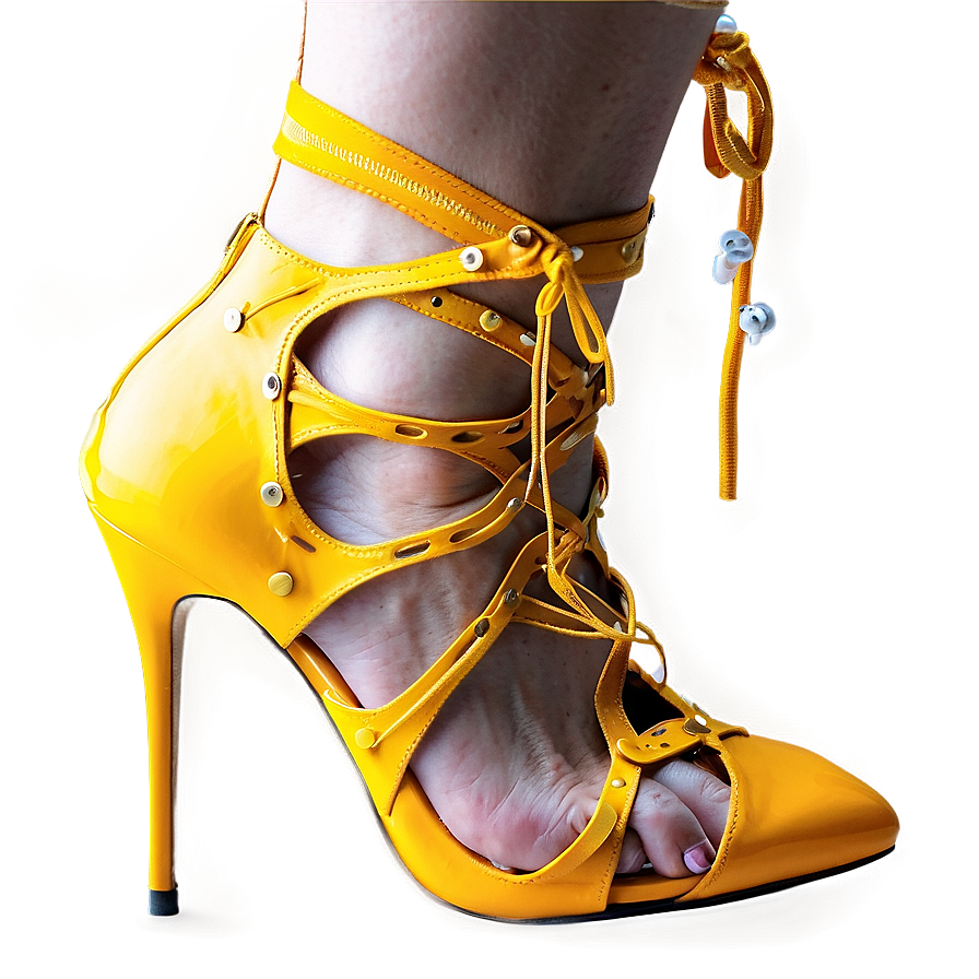 Lace Up Heel Png 06262024 PNG image