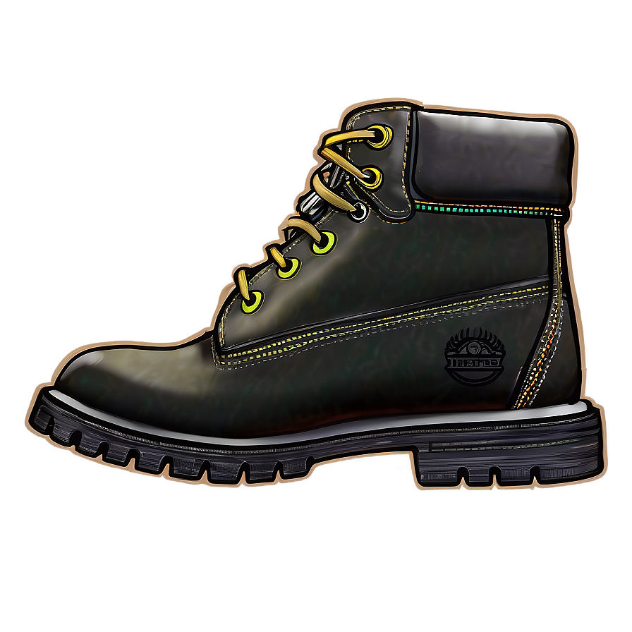 Lace-up Timbs Boots Png Mvf40 PNG image