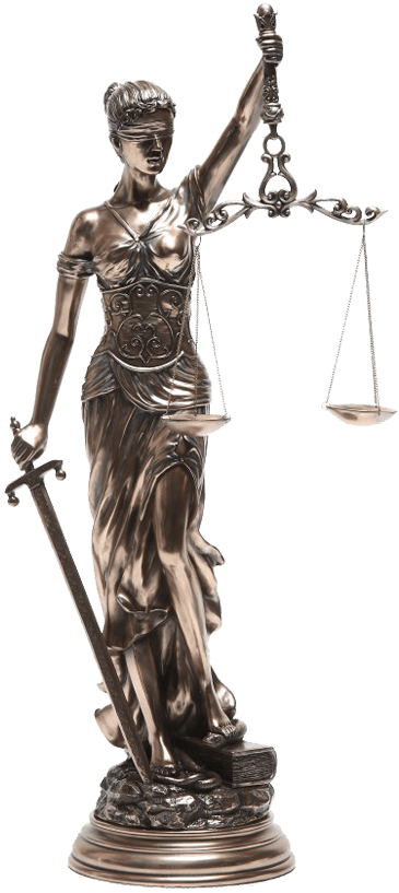 Lady Justice Statue PNG image